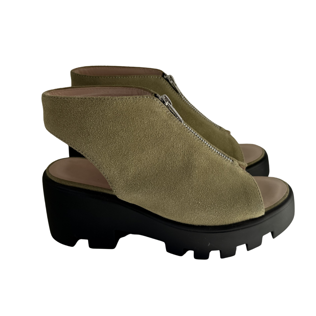 "Fidži" sandėlyje, žalia versta oda