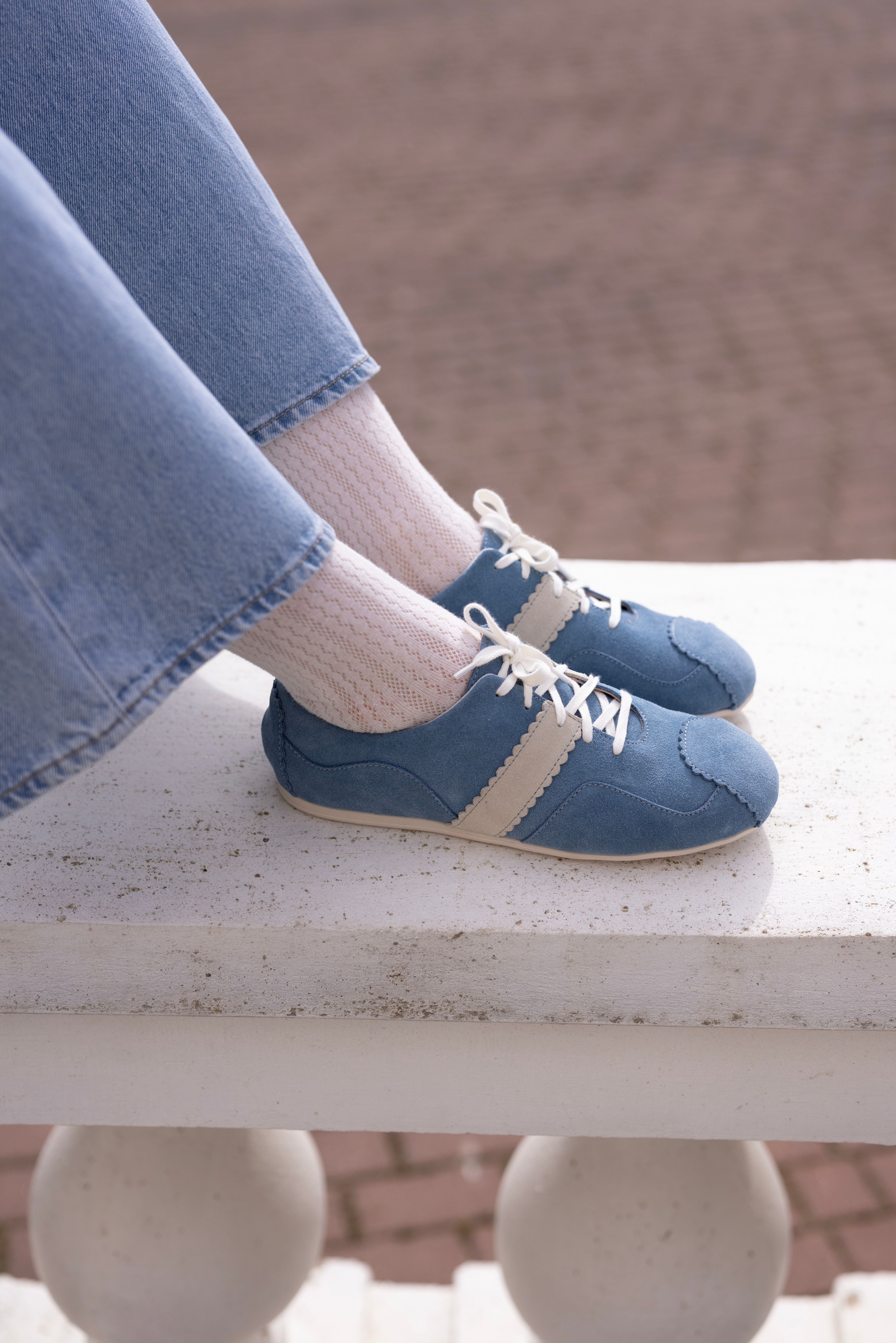 "Charm sneakers, Sky blue"