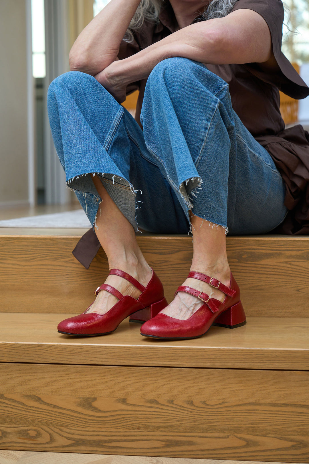 "Groovy Heels, Red"