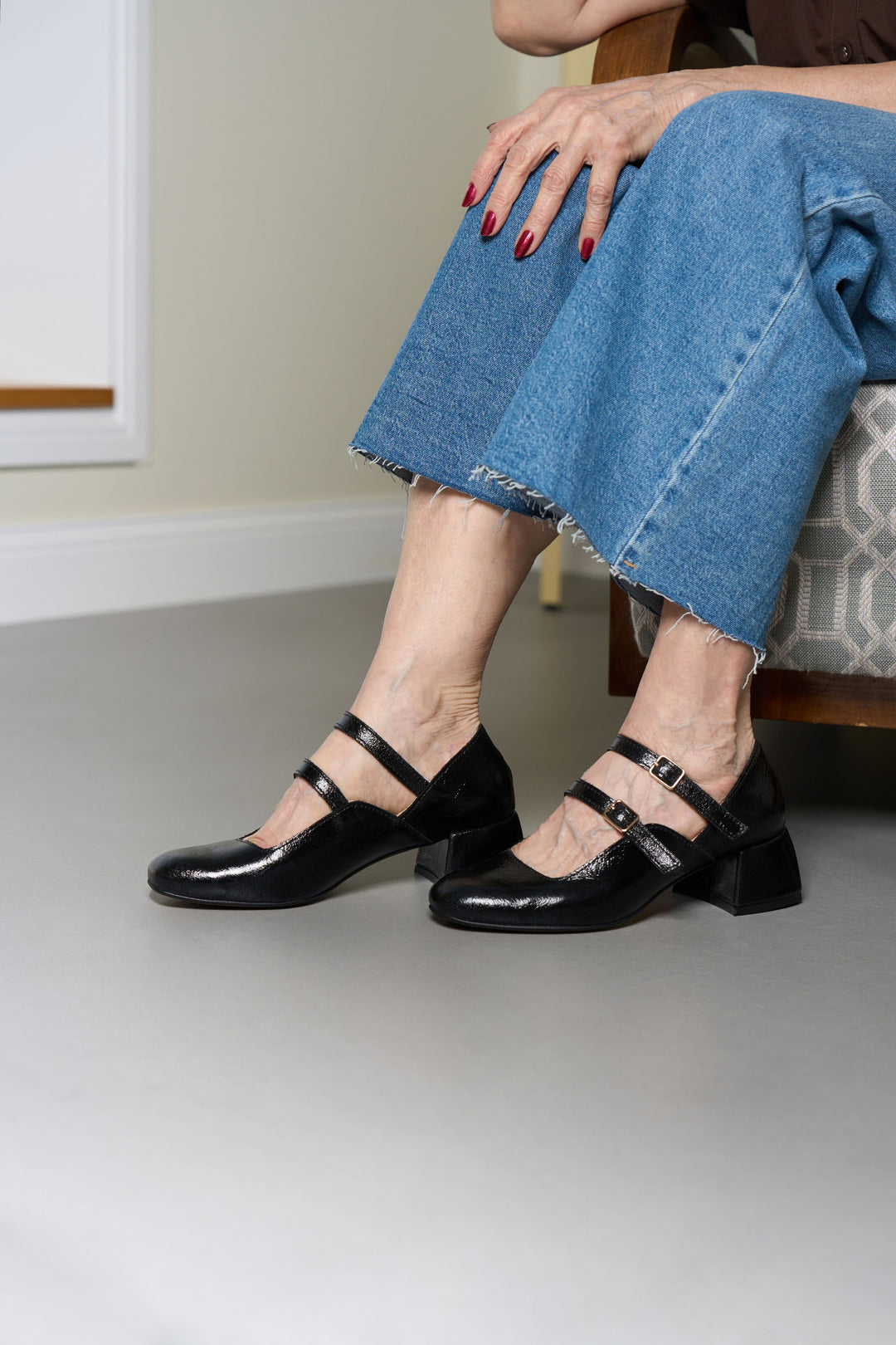 "Groovy Heels, Black"