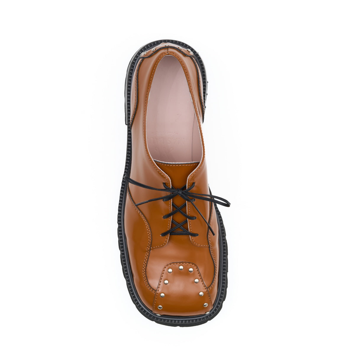 "Espresso Oxfords, Orange"
