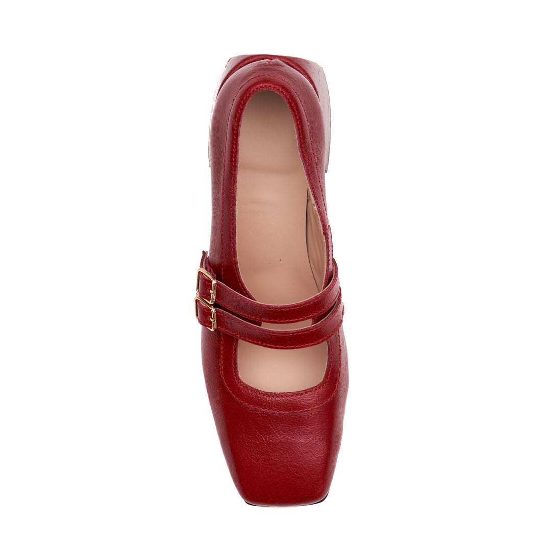 "Vinyl Heels, Red"
