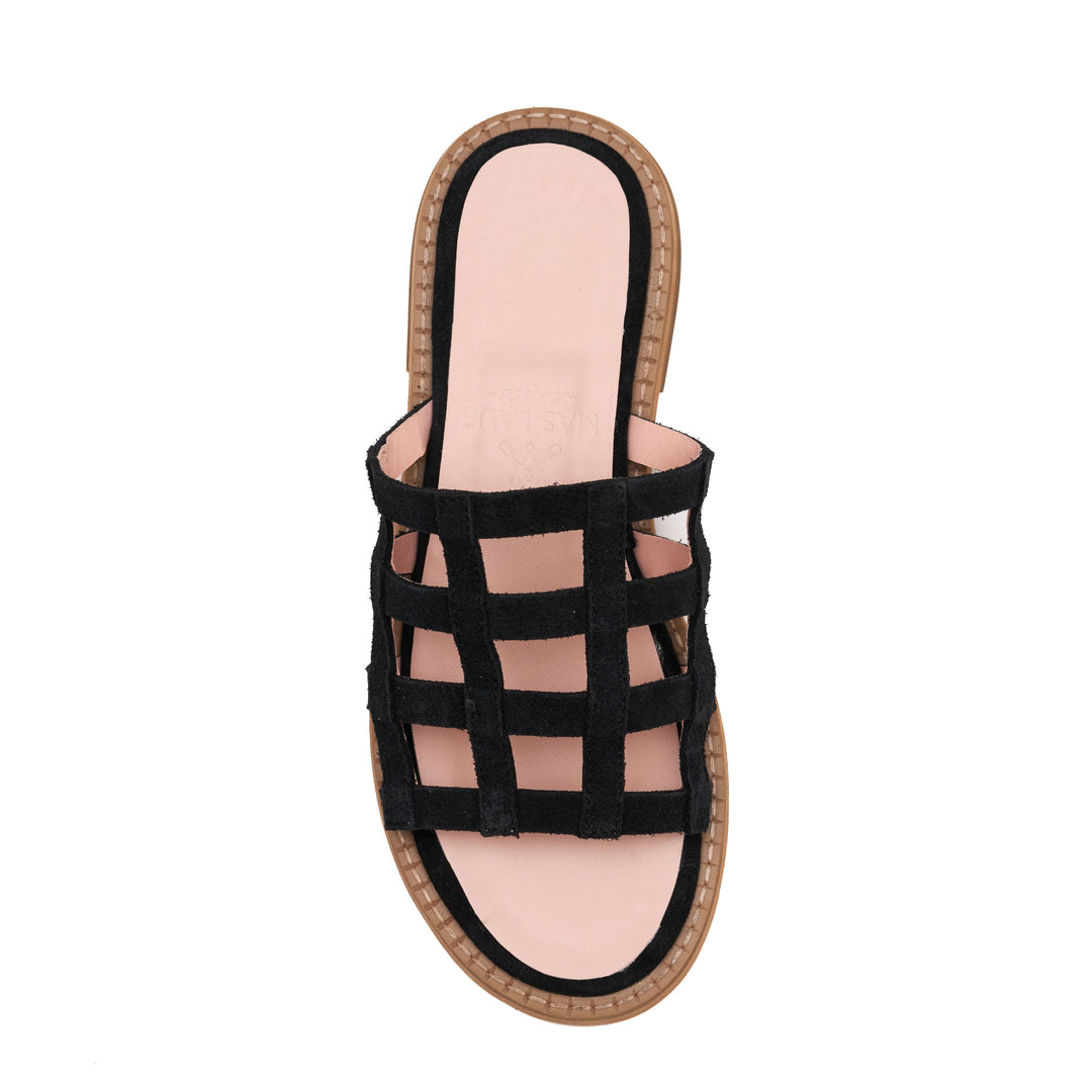 "Hippie Sandals, Black"