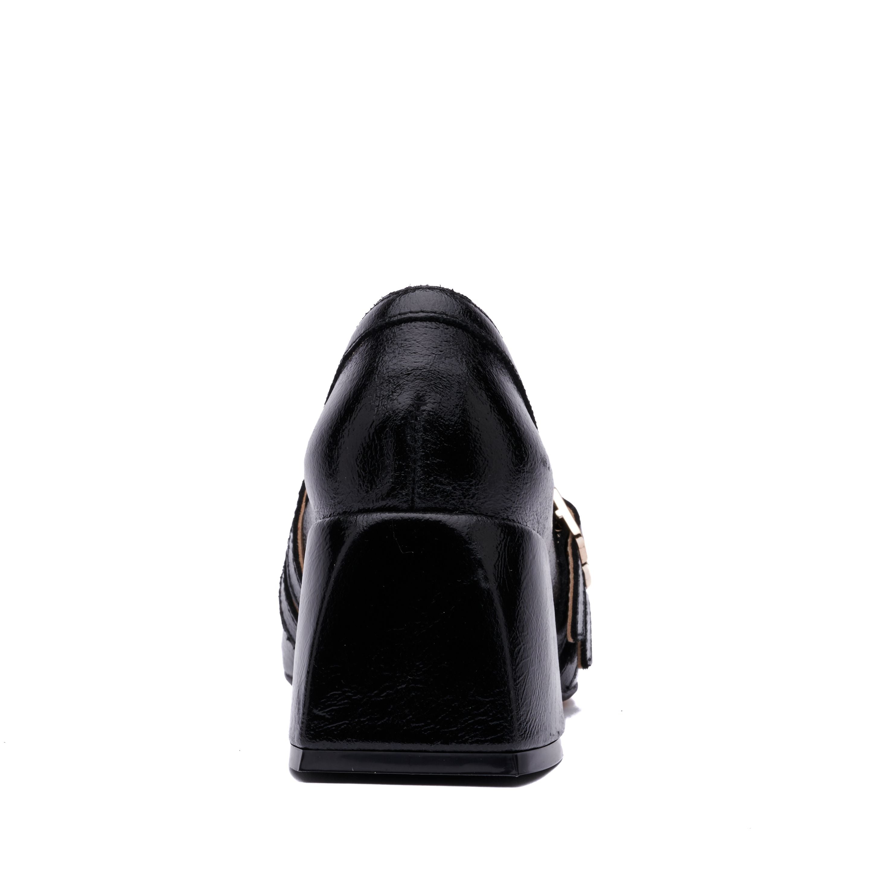 "Vinyl Heels, Black"