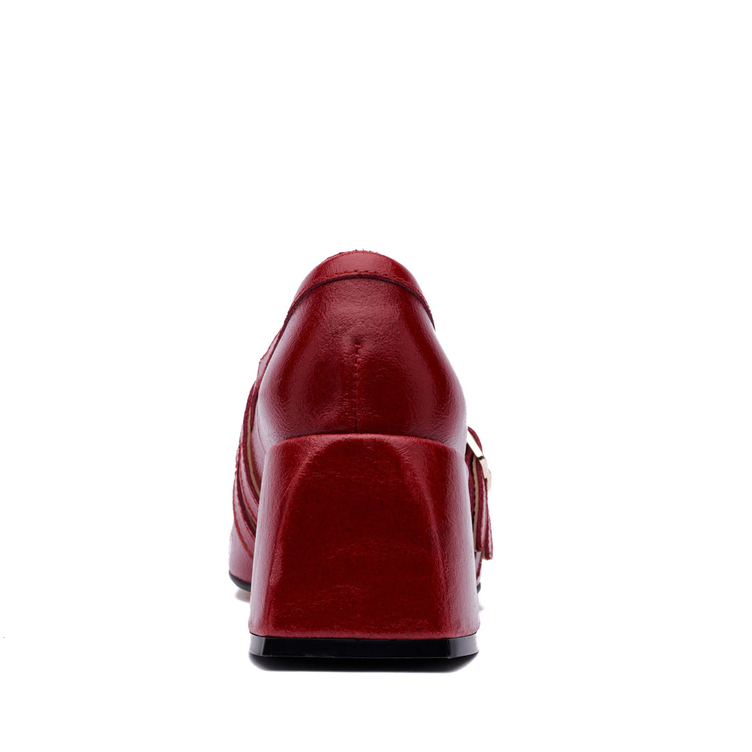 "Vinyl Heels, Red"