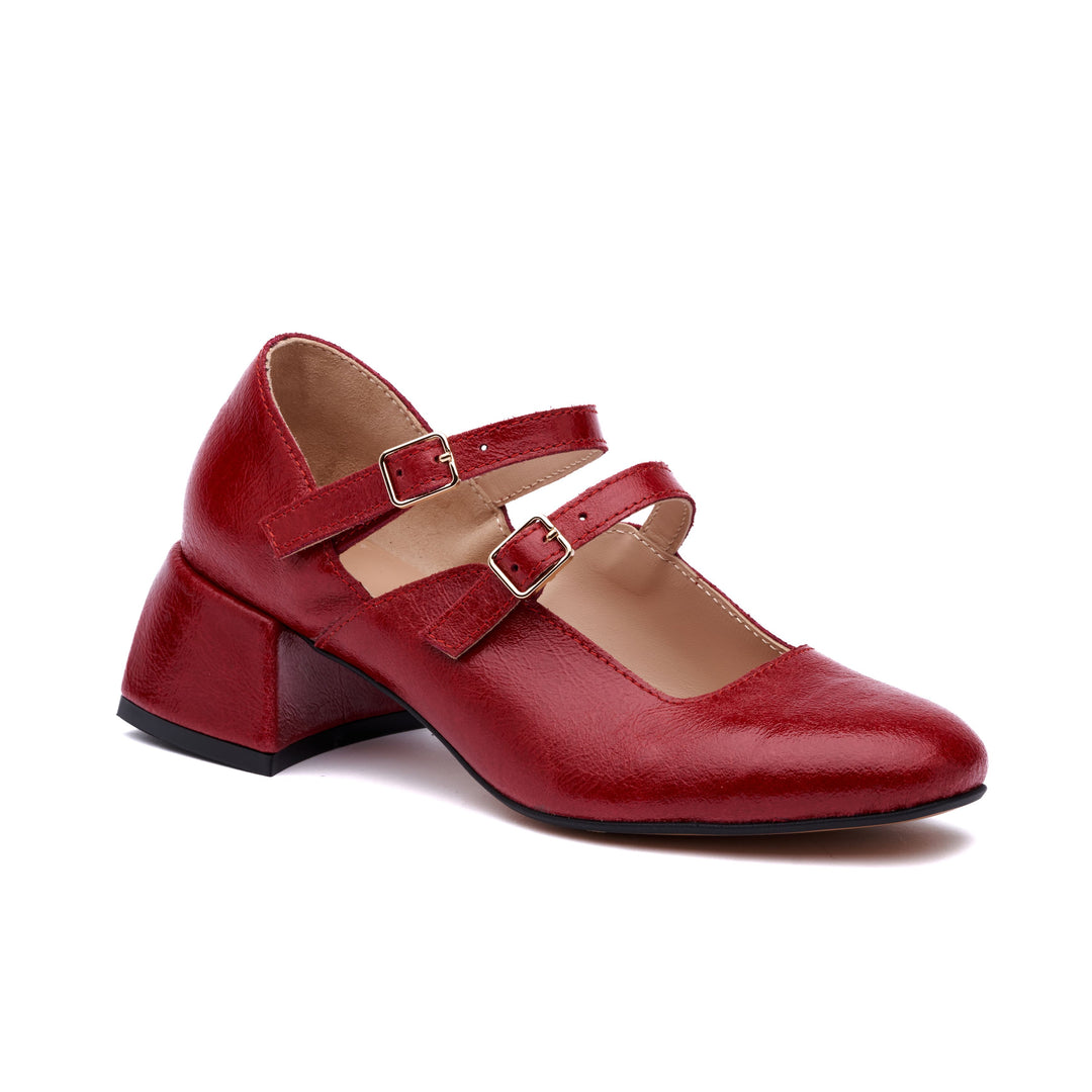 "Groovy Heels, Red"