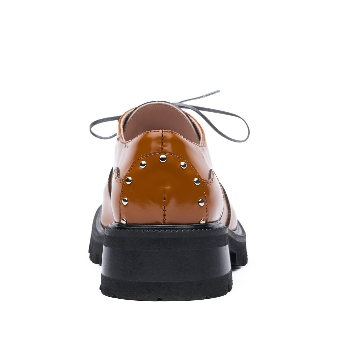 "Espresso Oxfords, Orange"