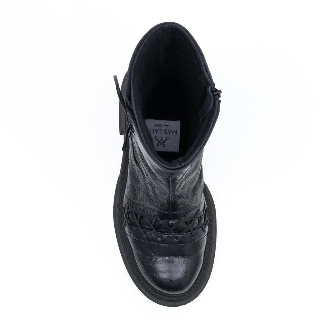 "Croissant Boots, Black"