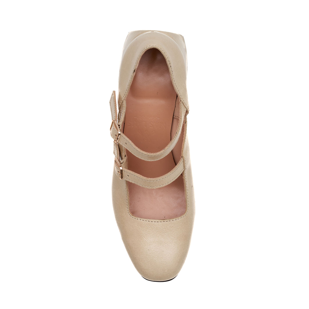 "Groovy Heels, Creamy"