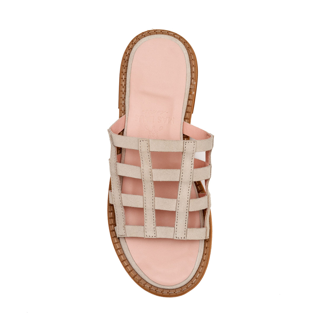"Hippie Sandals, Off White"