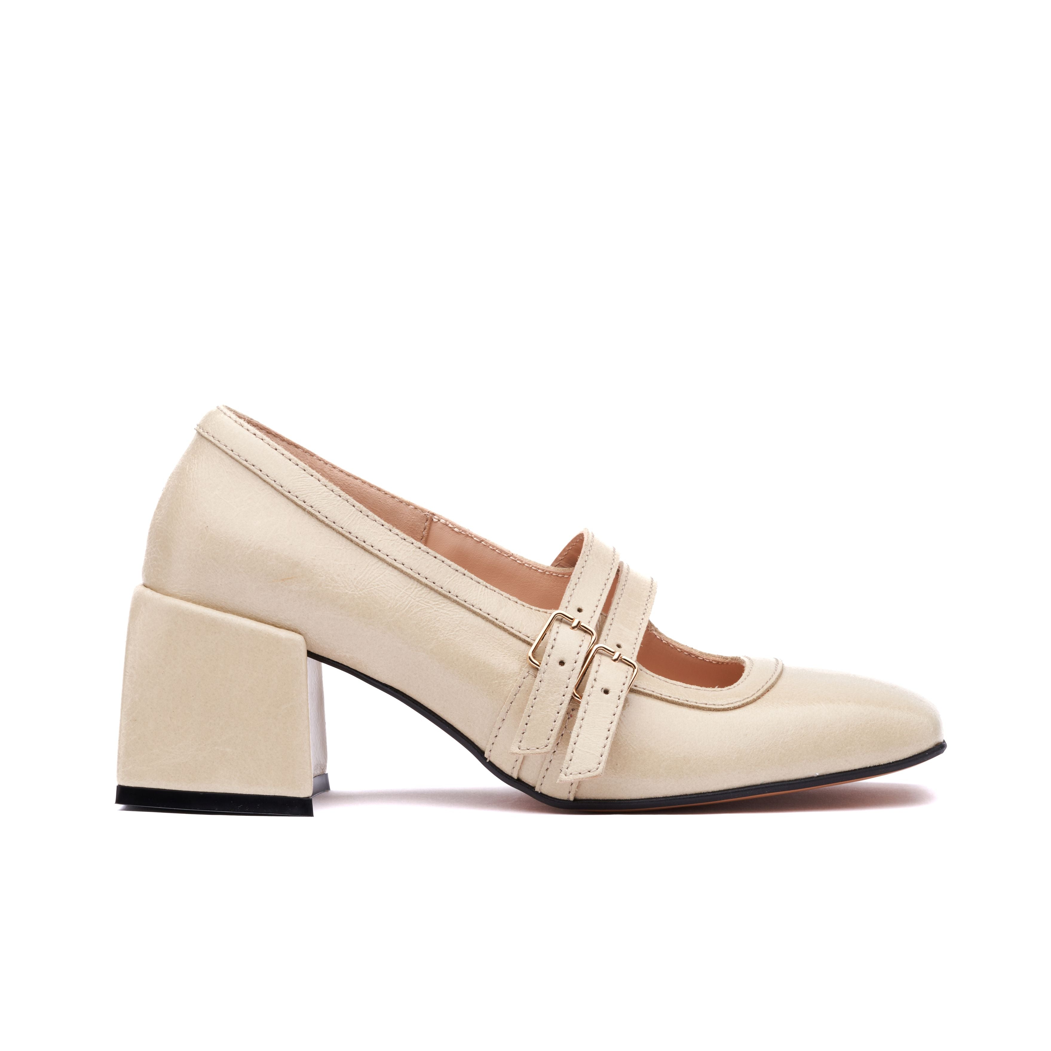 "Vinyl Heels, Creamy"