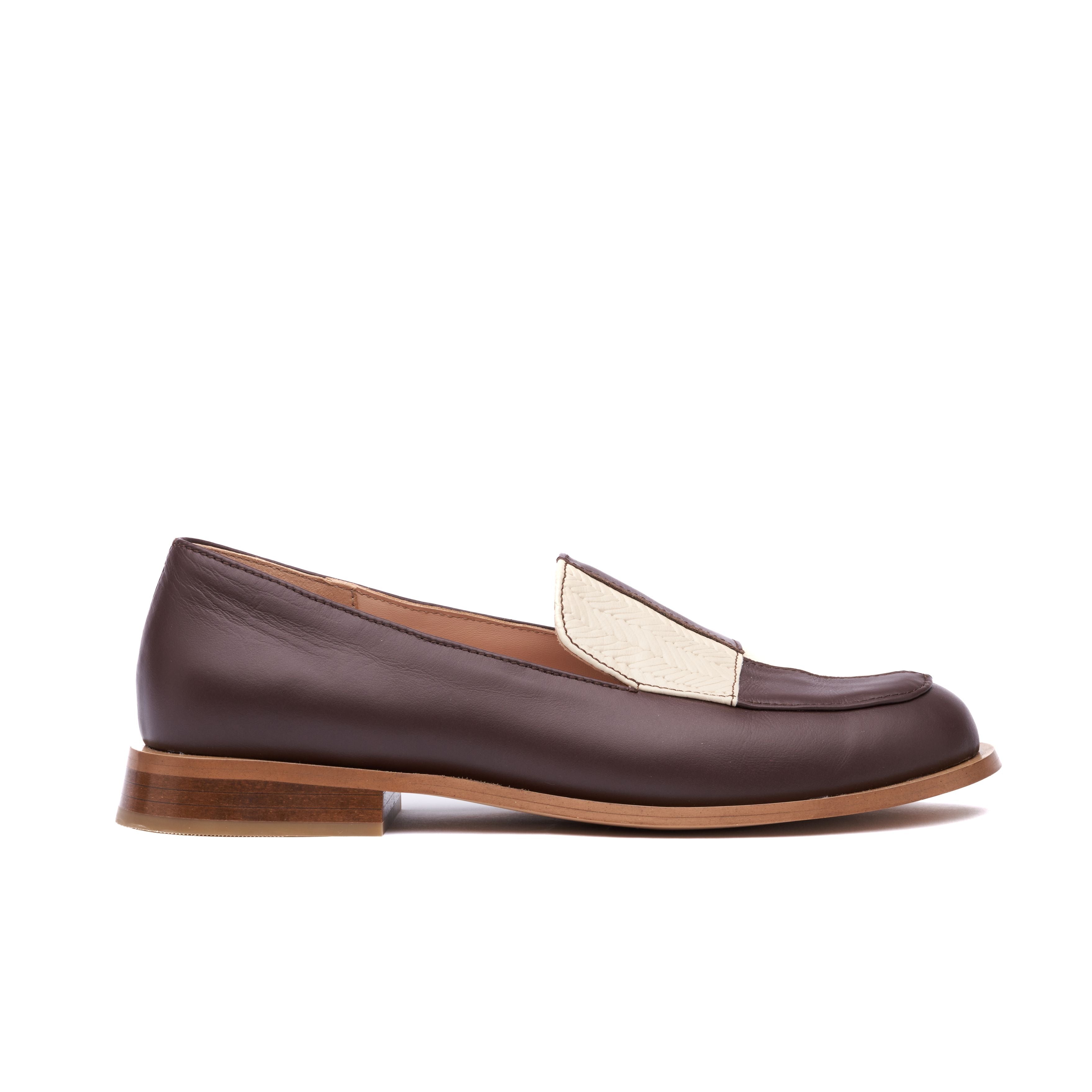 "Twist Loafers, Brown"