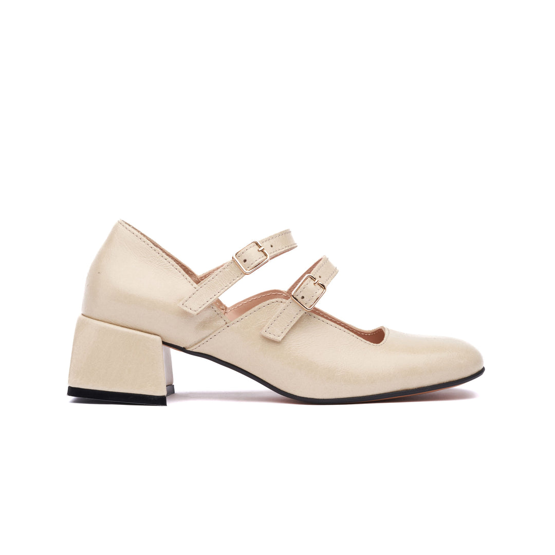 "Groovy Heels, Creamy"