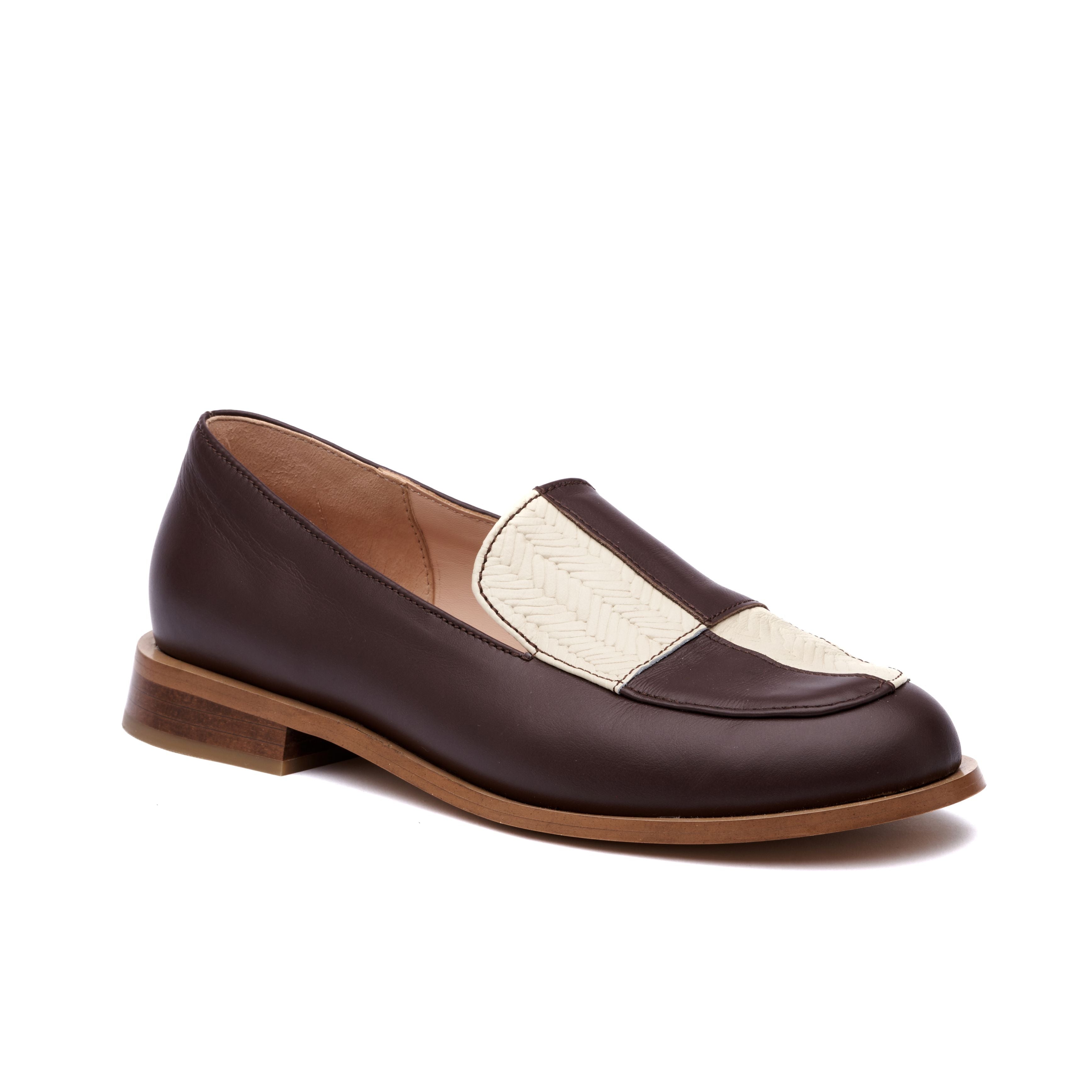 "Twist Loafers, Brown"