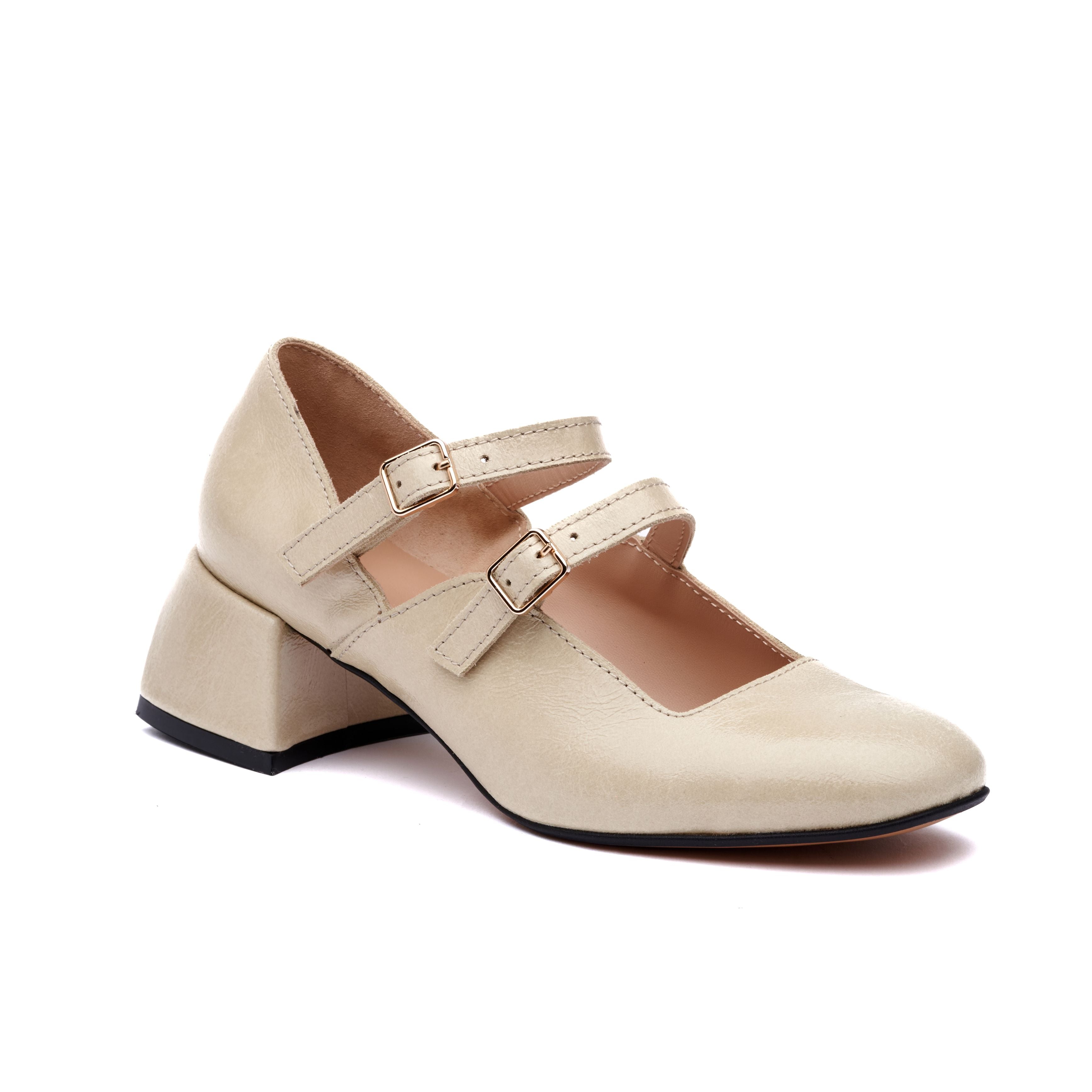 "Groovy Heels, Creamy"