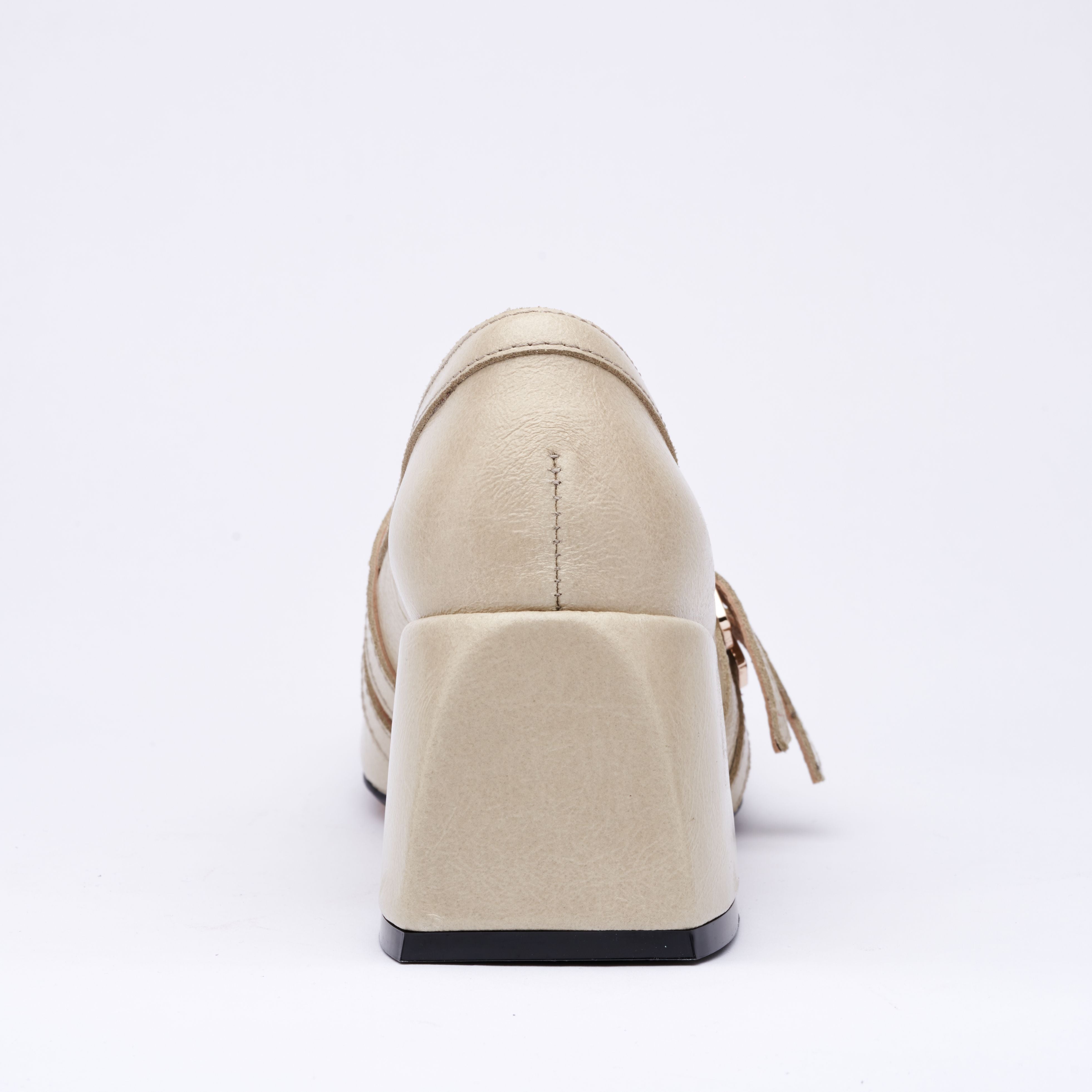 "Vinyl Heels, Creamy"