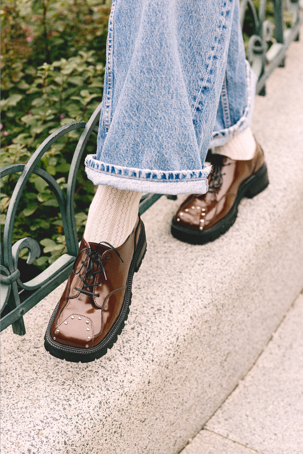 "Espresso Oxfords, Brown"