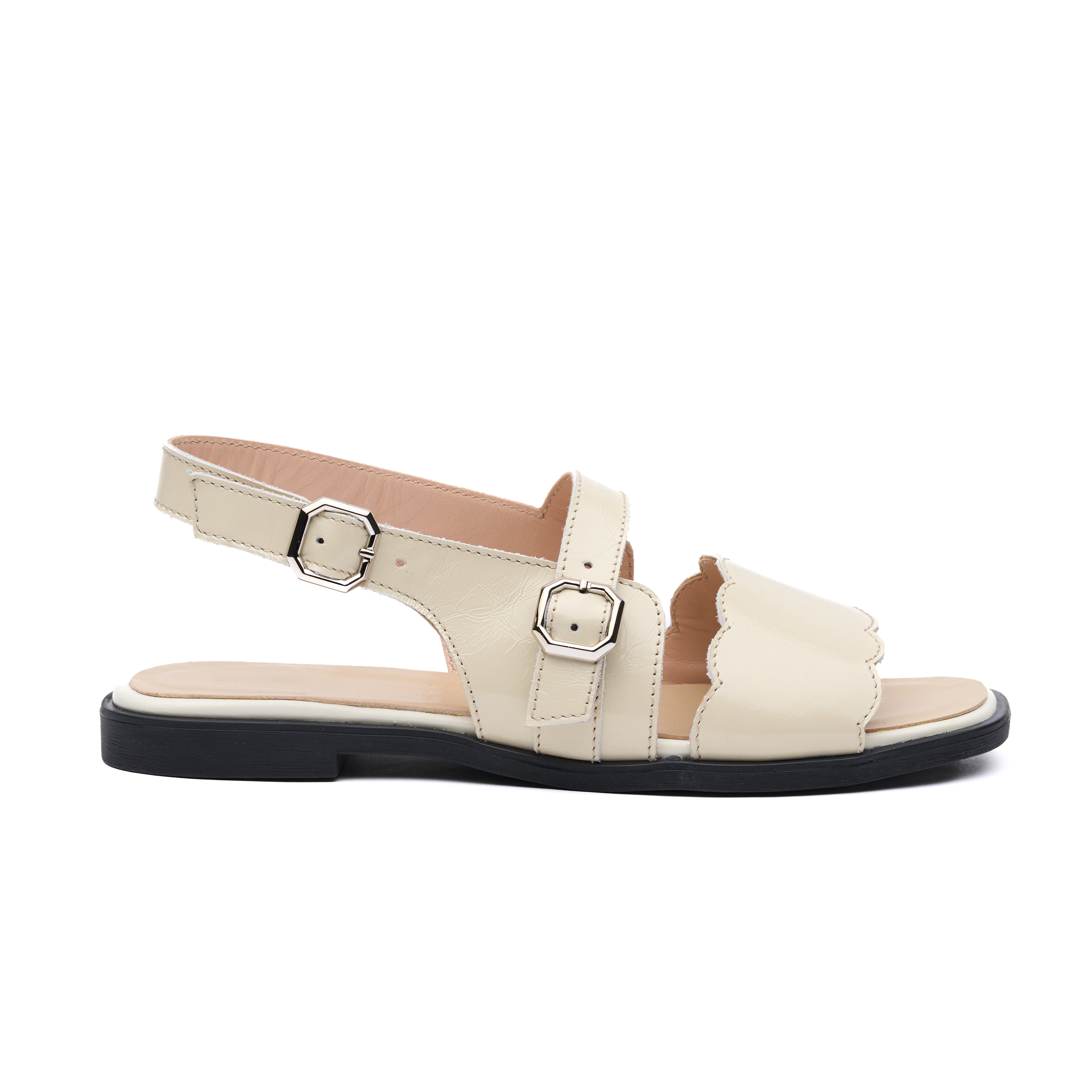 "Whisper sandals, Creamy"