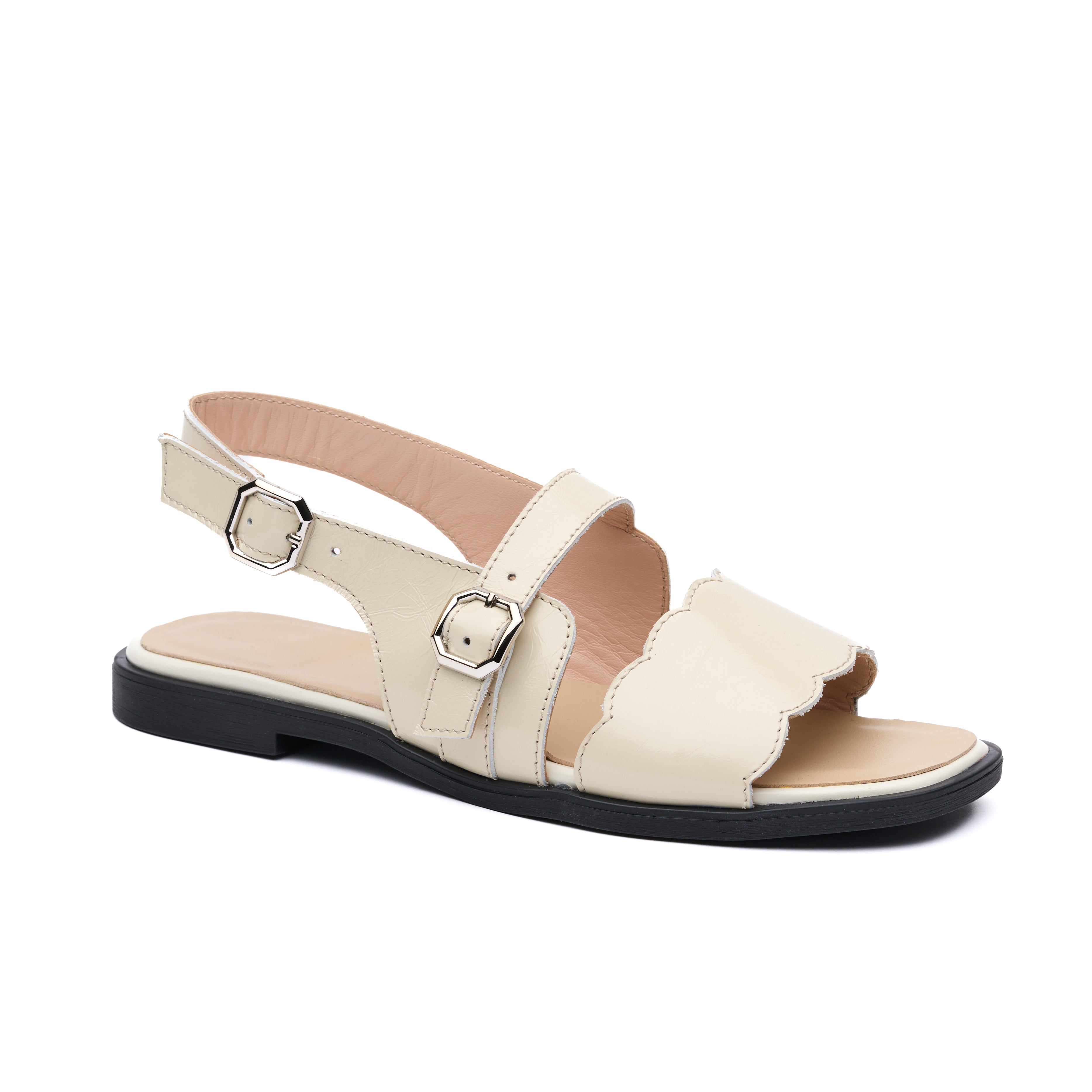 "Whisper sandals, Creamy"